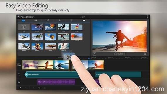 安卓威力导演v9.9.1专业版 超级视频剪辑软件