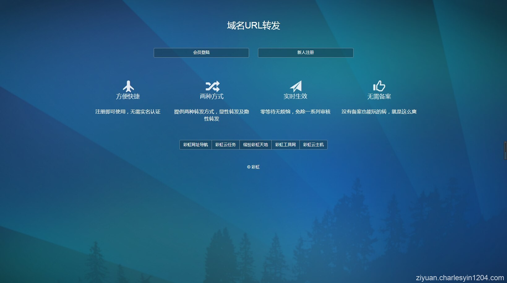 PHP域名url转发源码 支持隐性转发