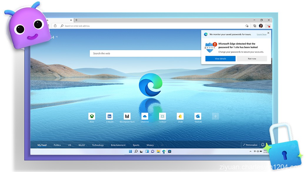 电脑Microsoft Edge v102.0.1245.44 Stable 绿色便携增强版