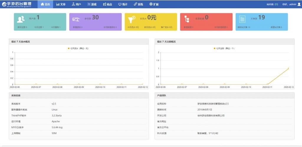 H5游戏联运推广平台 手机游戏推广系统PHP源码
